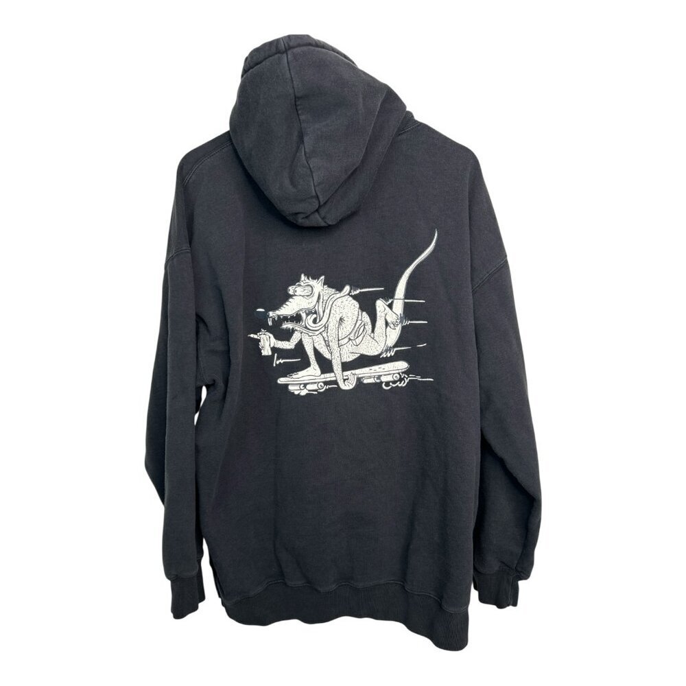 New York City‎ Yellow Rat Bstrd Unisex Black Hoodie